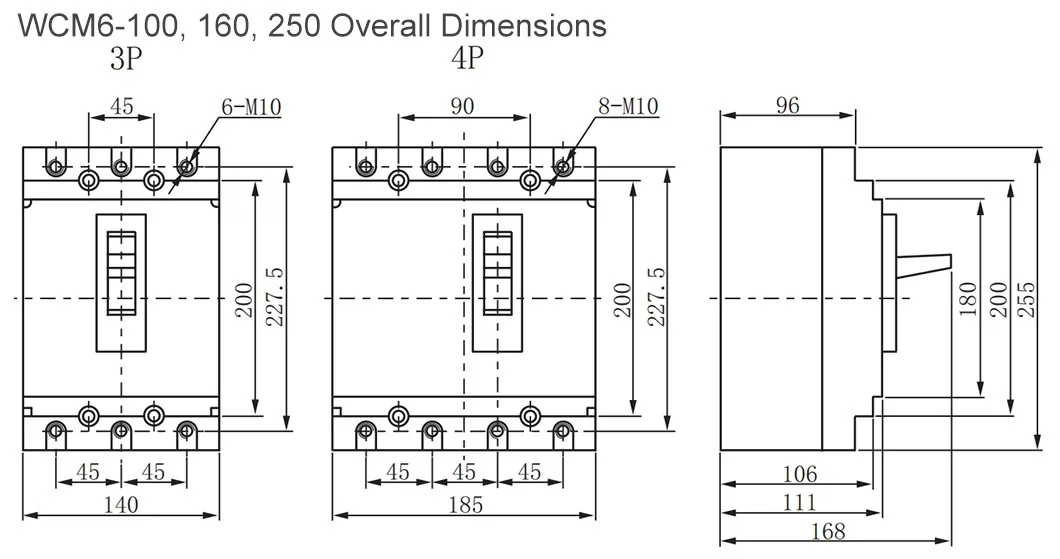 WCM6 Moulded Case Circuit Breaker detail 2