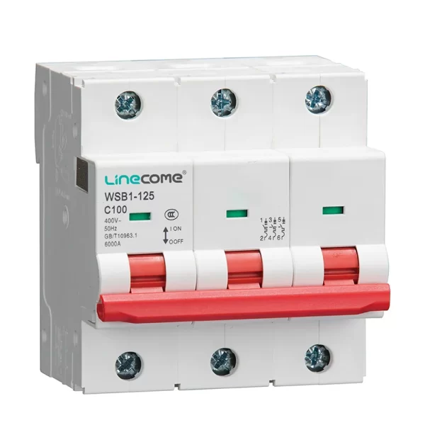 WSB1-125 Miniature Circuit Breaker WSB1-125 3P WSB1-125 Miniature Circuit Breaker WSB1-125 3P